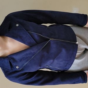 Old Navy Moto Jacket in Navy blue, youth sz. XL (14)